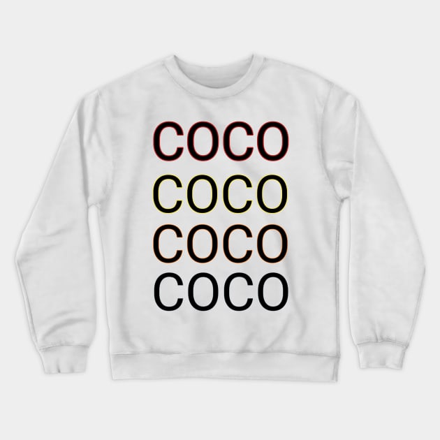 CoCo gauff Crewneck Sweatshirt by Light Up Glow 